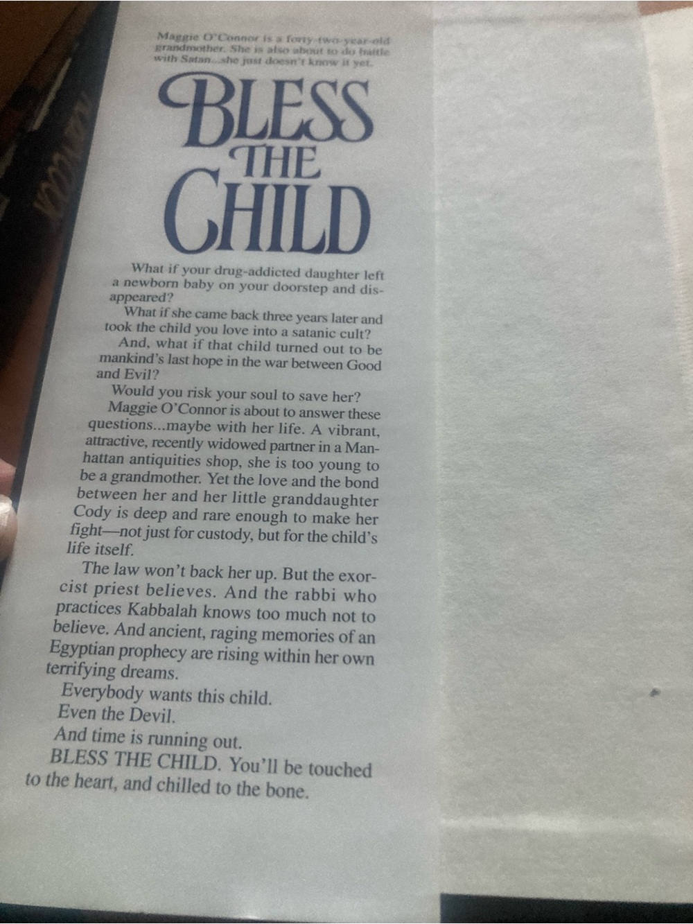 Bless the Child by Cathy Cash Spellman - Hard cover Novel - Picture 2 of 6